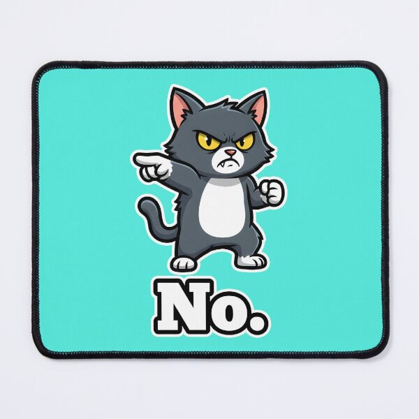 Item preview, Angry Cat - No. | Funny Sarcasm Statement Design designed and sold by Fuechse.
