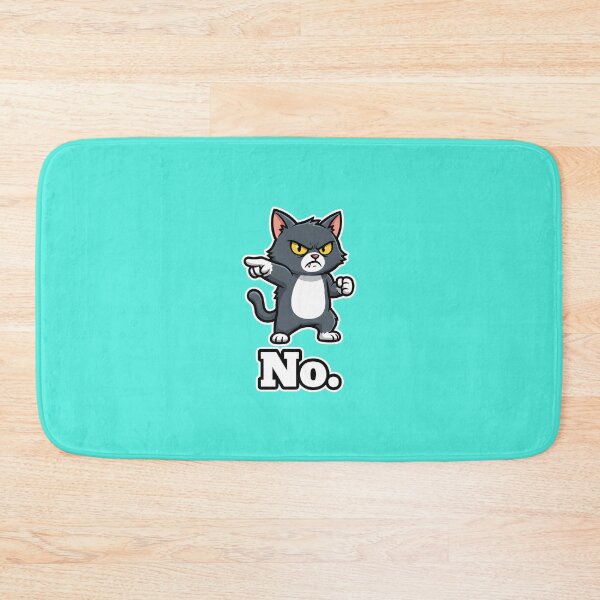 Item preview, Angry Cat - No. | Funny Sarcasm Statement Design designed and sold by Fuechse.