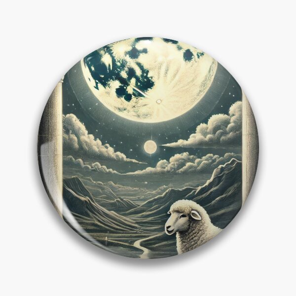 Item preview, Sheepism Tarot – The Moon designed and sold by Thpoar.