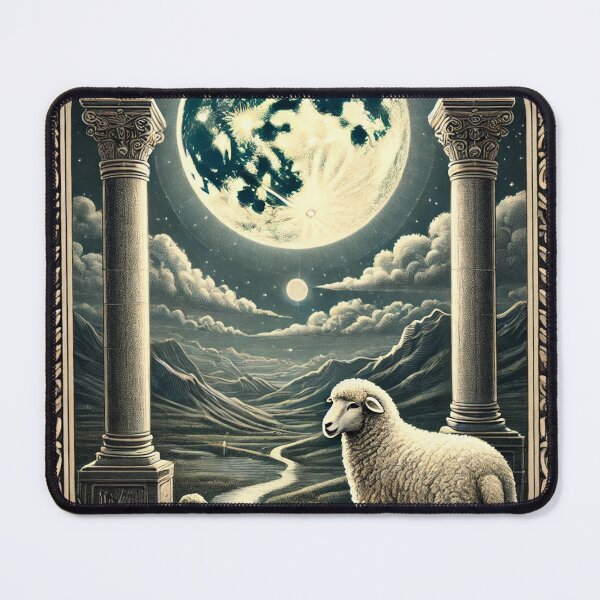 Item preview, Sheepism Tarot – The Moon designed and sold by Thpoar.