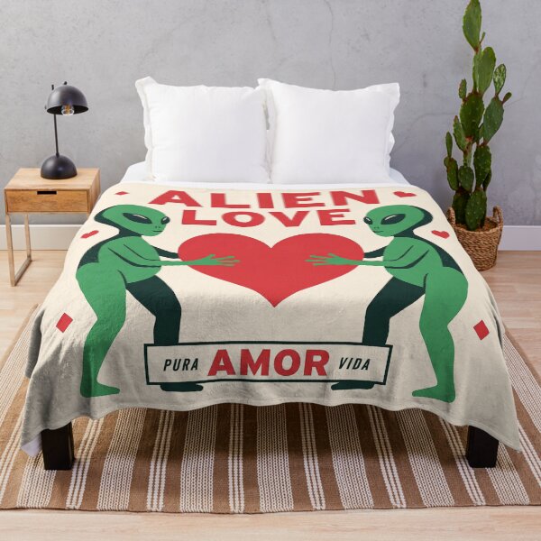 Item preview, Alien Love Pura Vida Green Extraterrestrial Heart designed and sold by zzz888.