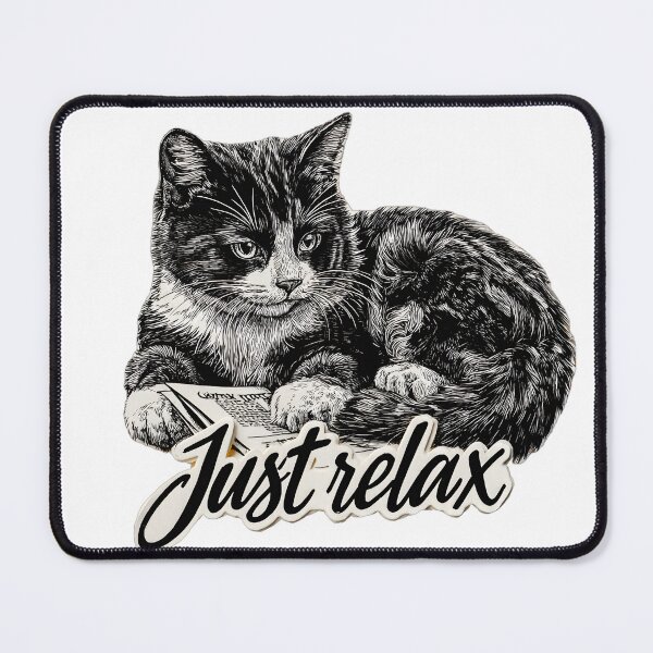 Item preview, Just relax cat designed and sold by alphasophy.