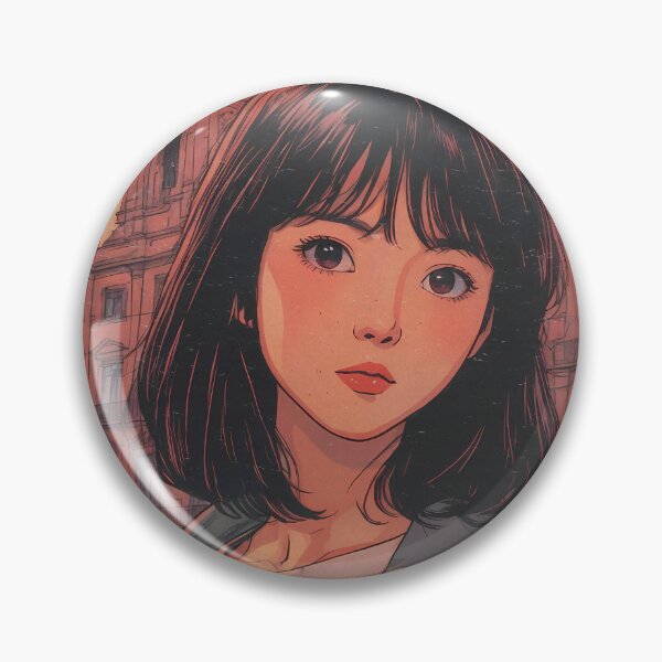 Item preview,  Anime Girl Walking Across Plaza Mayor in Pastel Style designed and sold by JacksoonLester.