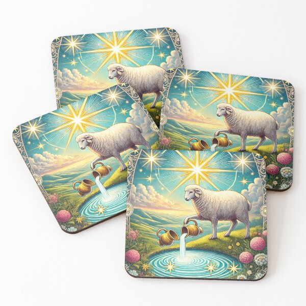 Item preview, Sheepism Tarot – The Star designed and sold by Thpoar.