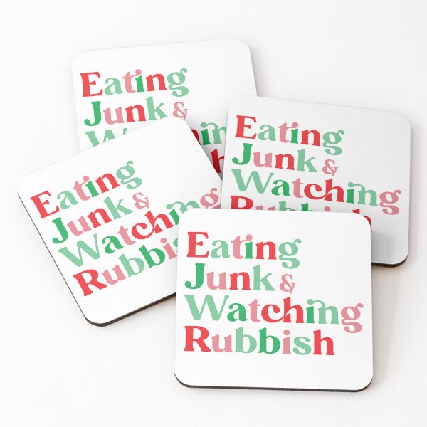 Item preview, Eating Junk and Watching Rubbish Home Alone Xmas designed and sold by MarkFiveDesign.