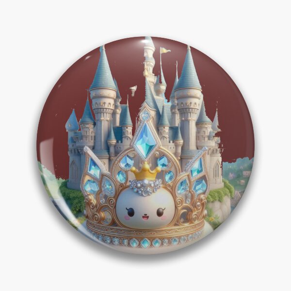 Item preview, Crystal Crown Kingdom – Fairytale Castle Label ,  designed and sold by PaintMeWorld.