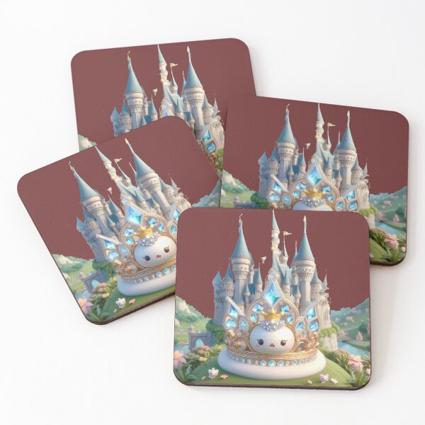 Item preview, Crystal Crown Kingdom – Fairytale Castle Label ,  designed and sold by PaintMeWorld.