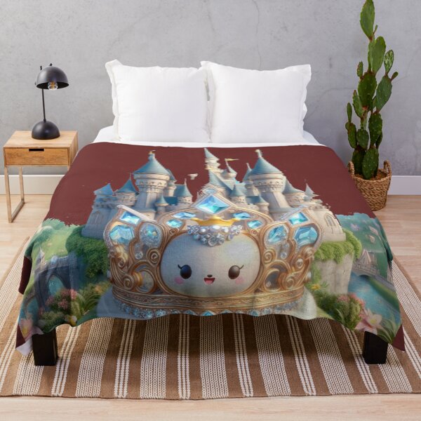 Item preview, Crystal Crown Kingdom – Fairytale Castle Label , designed and sold by PaintMeWorld.