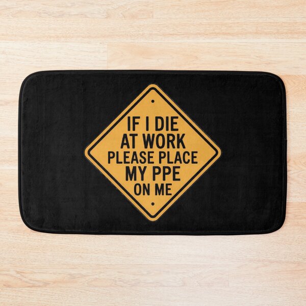 Item preview, If I Die at Work Please Place My PPE On Me Tshirt designed and sold by Jacky-Design.