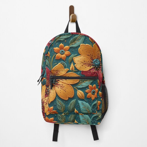 Item preview, Stitched Blooms Folk Embroidery Floral Art designed and sold by Inkworksbyshery.
