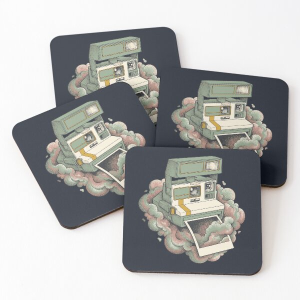 Item preview, Vintage Instant Camera Chemical Fog Stipple Art designed and sold by Mora Atelier Designs.