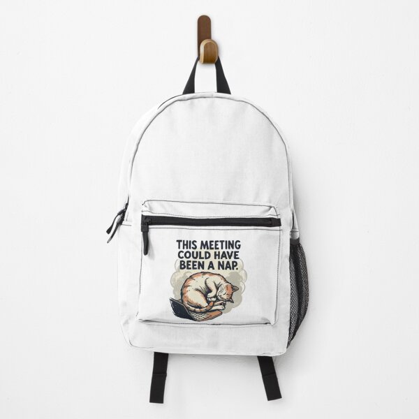 Item preview, This Meeting Could Have Been A Nap Funny Office Humor Cat designed and sold by Fenay Designs.