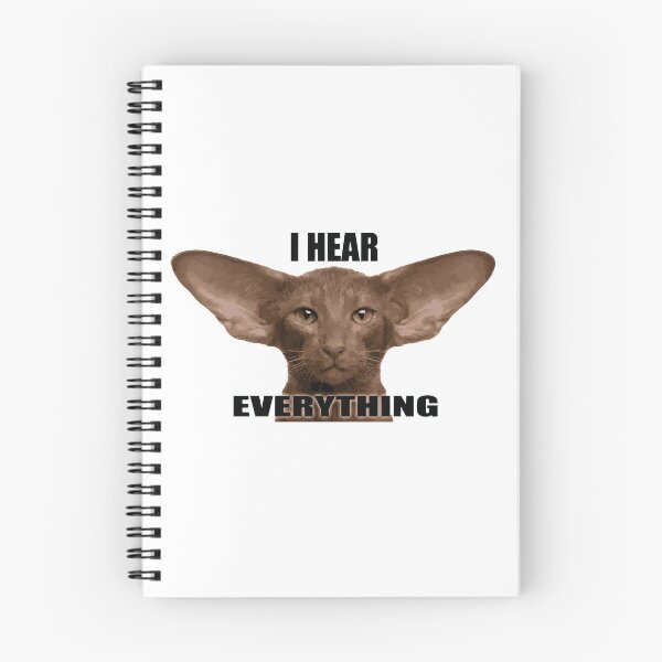 Item preview, I Hear The Fridge Opening Big Ears Cat designed and sold by Petzzz.