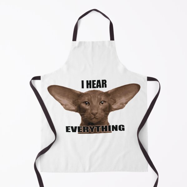 Item preview, I Hear The Fridge Opening Big Ears Cat designed and sold by Petzzz.