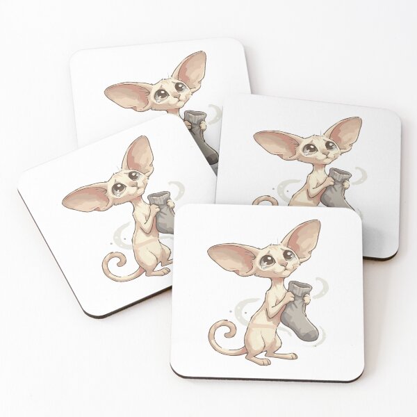 Item preview, Free The House Elf Cat With Sock designed and sold by Petzzz.