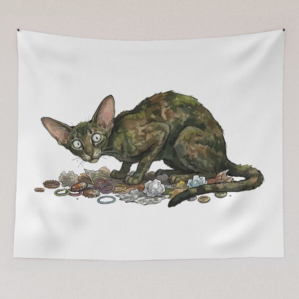 Item preview, Chaos Goblin Oriental Shorthair Cat designed and sold by Petzzz.