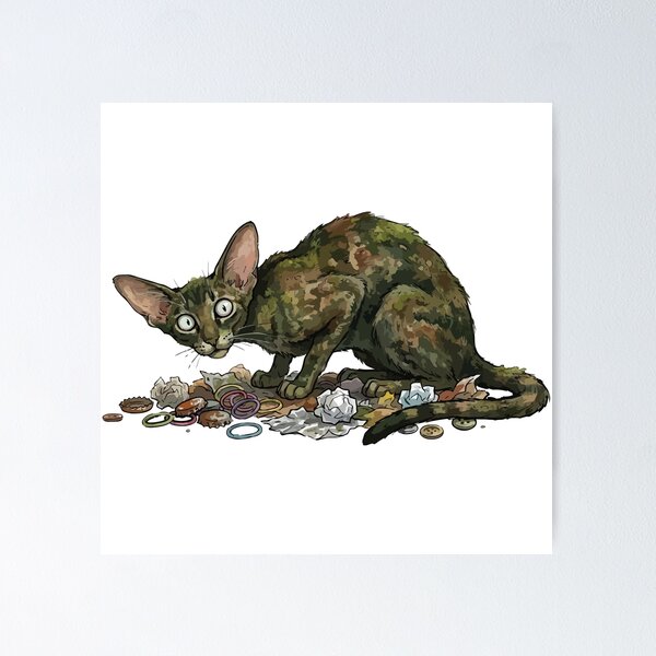 Item preview, Chaos Goblin Oriental Shorthair Cat designed and sold by Petzzz.