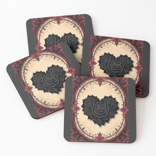 Item preview, Baroque And Gothic Black Roses designed and sold by taiche.