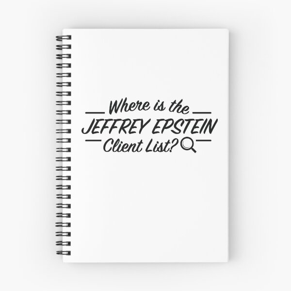 Item preview, Where is the Jeffrey Epstein Client List? designed and sold by MarkFiveDesign.