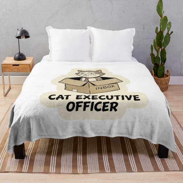 Item preview, Cat Executive Officer Funny Business Cat CEO Pun designed and sold by Fenay Designs.