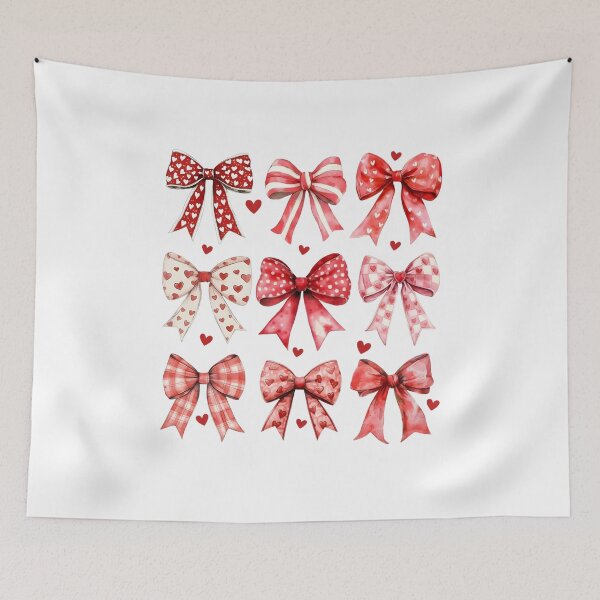 Item preview, Valentine Coquette Bows, Aesthetic Valentines, Valentines Day, Valentines bow, Retro Valentines, Trendy Valentines designed and sold by DesignDenDo ⭐⭐⭐⭐⭐.