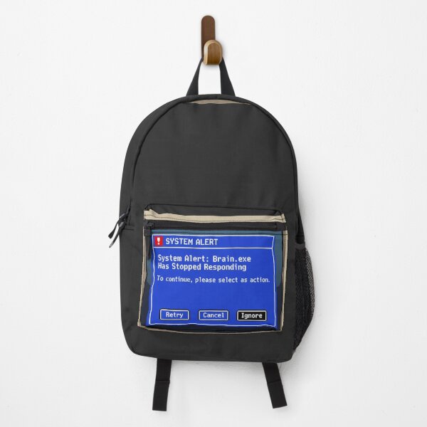 Item preview, System Alert Brain.exe Has Stopped Responding | Retro Windows Error designed and sold by TheNumericSpirit.
