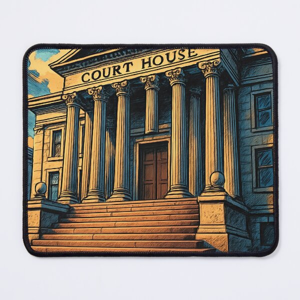 Item preview, Courthouse | Comics stylCartoone - designed and sold by ComicsFactory.