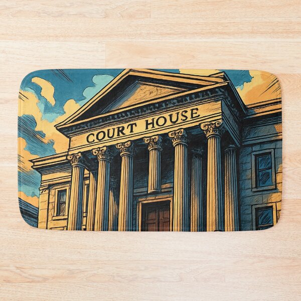 Item preview, Courthouse | Comics stylCartoone -  designed and sold by ComicsFactory.