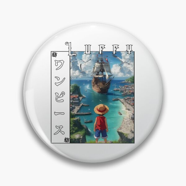 Item preview, Straw Hat Anime Adventurer – Smiling Pirate Hero Illustration designed and sold by lamiarte.