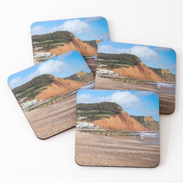 Item preview, Sidmouth Beach and Red Cliffs, East Devon - Jurassic Coast Photography designed and sold by leonwoods.