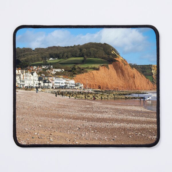 Item preview, Sidmouth Beach and Red Cliffs, East Devon - Jurassic Coast Photography designed and sold by leonwoods.