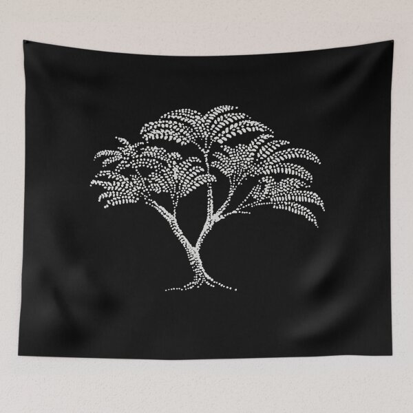 Item preview, Flamboyant Royal Poinciana Dot Art designed and sold by ConcienciaEco.
