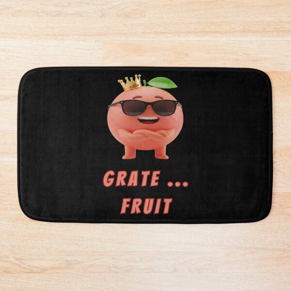 Item preview, Funny Grapefruit King – Grate Fruit Pun – Cute 3D Citrus Character with Crown designed and sold by Anyshca.