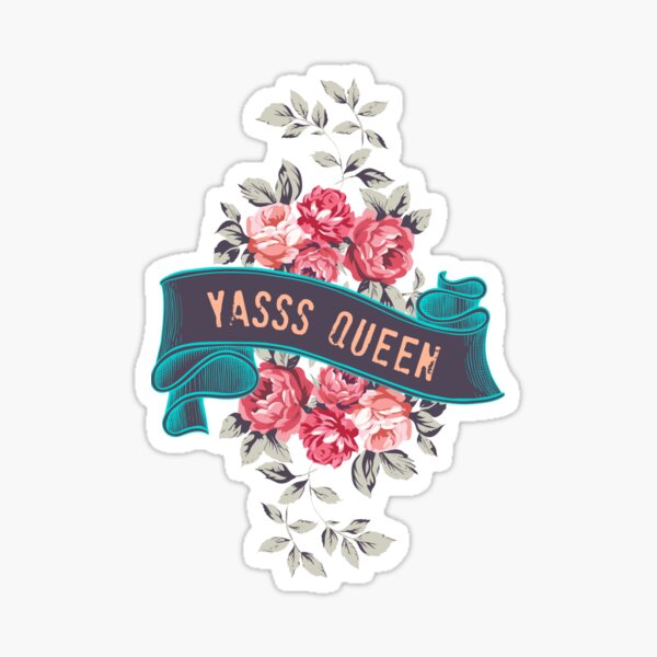 Item preview, Yasss Queen Roses Shabby Chic Vintage Design designed and sold by storybycorey.