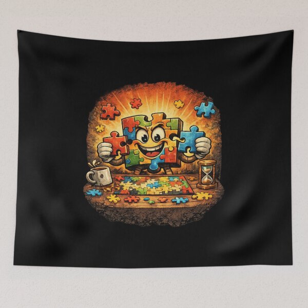 Item preview, Addicted To Puzzles designed and sold by tSpins.