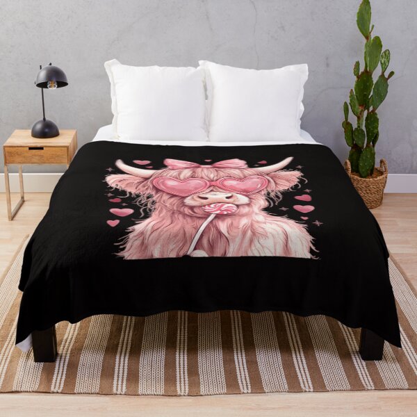 Item preview, Highland Cow, Valentine Coquette, Valentine's Day, Retro Valentine, Valentine Heart designed and sold by DesignDenDo ⭐⭐⭐⭐⭐.