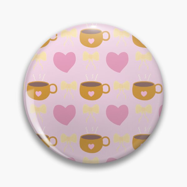 Item preview, Cute Coffee and Heart Seamless Pattern. designed and sold by Teenidesign .
