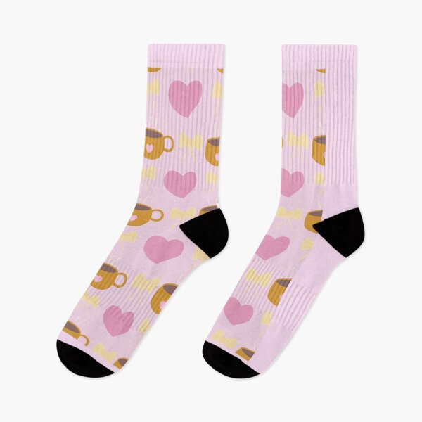 Item preview, Cute Coffee and Heart Seamless Pattern. designed and sold by Teenidesign .