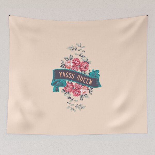 Item preview, Yasss Queen Roses Shabby Chic Vintage Design designed and sold by storybycorey.