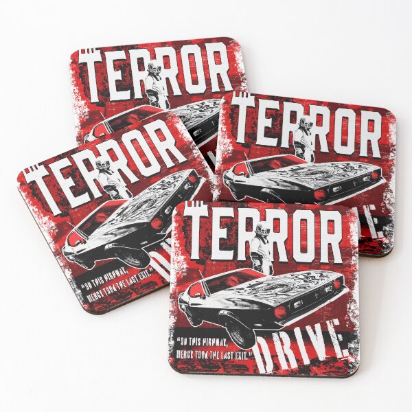 Artikelvorschau, Variation des Grindhouse-Brutalismus-Stils „The Terror Drive“ entworfen und verkauft von TimeWastingHero.