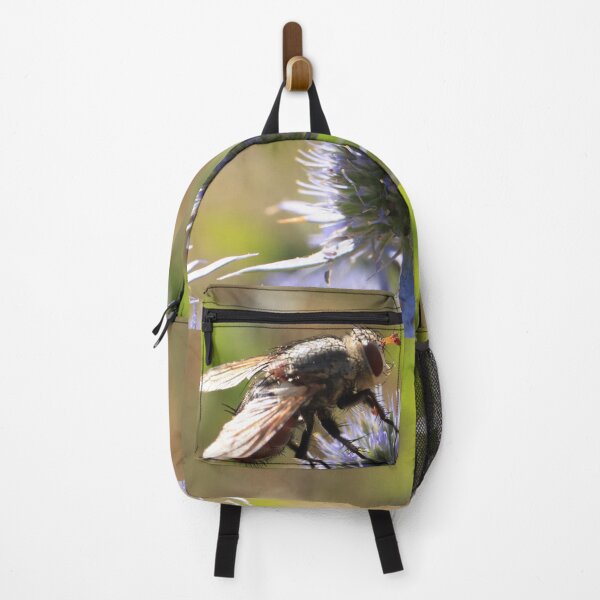 Item preview, Summer Buzz - Tachinid Fly and Blue Thistle designed and sold by vikko-art.