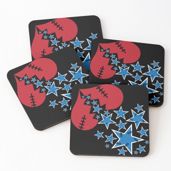 Item preview, Broken Hearts & Stars on Black designed and sold by Digitalmyth's Designs.