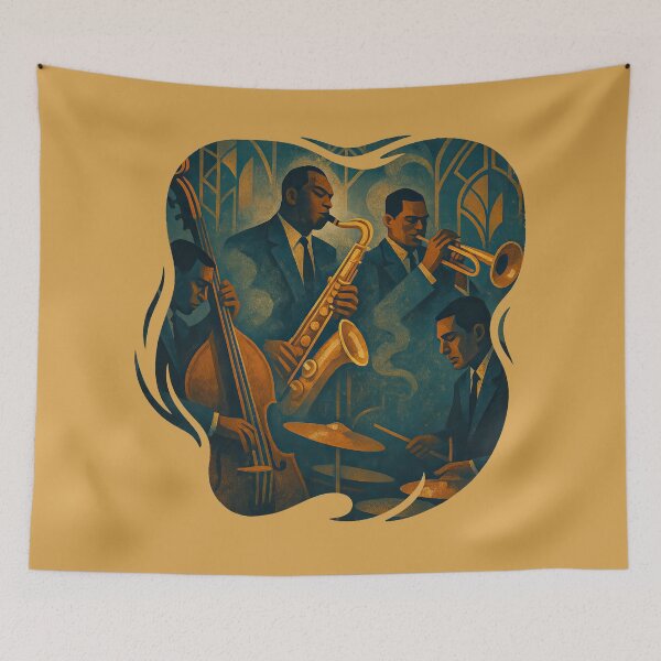 Item preview, Smoke And Harmony In Blue Tones designed and sold by EdvvinStudios.
