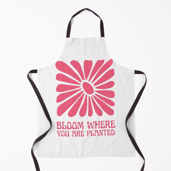 Item preview, Bloom Where You Are Planted – Pink Floral Motivation Art designed and sold by andry01.