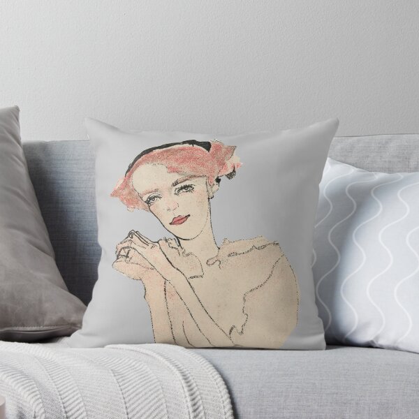 Item preview, Vintage Egon Schiele. Portrait of a woman 1910. designed and sold by Shoot-The-Moon.