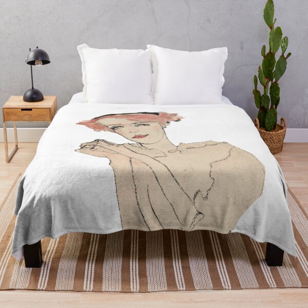 Item preview, Vintage Egon Schiele. Portrait of a woman 1910. designed and sold by Shoot-The-Moon.