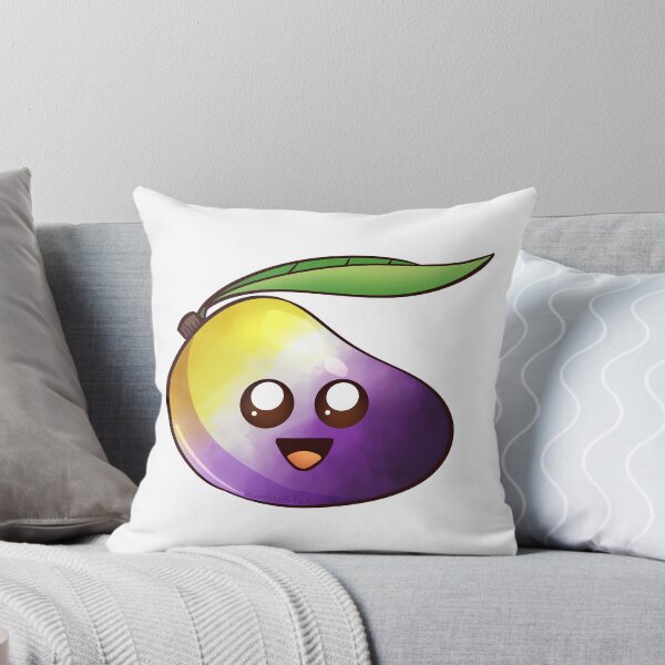 Item preview, Cute Nonbinary Pride Mango - Funny Fruit designed and sold by BumbleBites.
