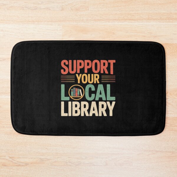 Item preview, Support Your Local Library Book Readers Lovers designed and sold by joyouartArt.