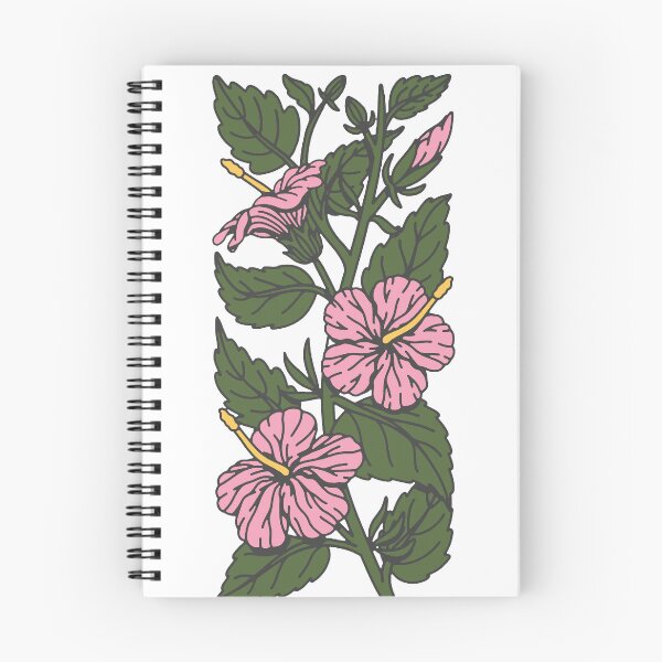 Item preview, Pink Hibiscus Floral Illustration – Vintage Botanical Art designed and sold by andry01.