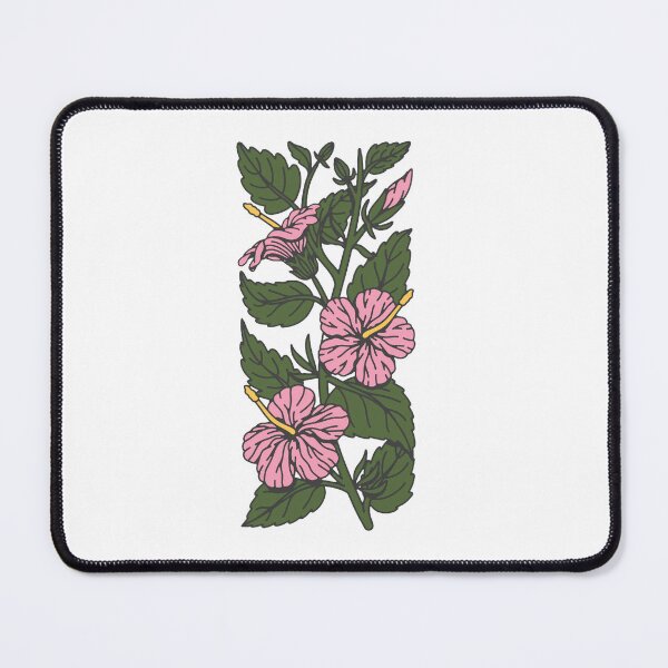Item preview, Pink Hibiscus Floral Illustration – Vintage Botanical Art designed and sold by andry01.